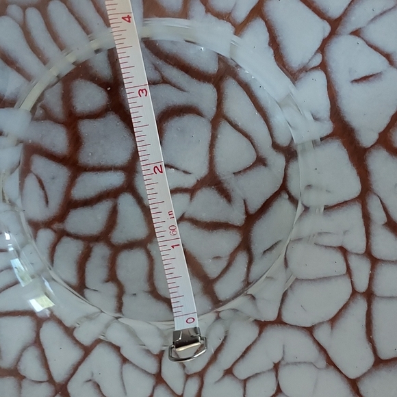 💕  Antique glass cloud  bowl candle holder centerpiece - Picture 13 of 15